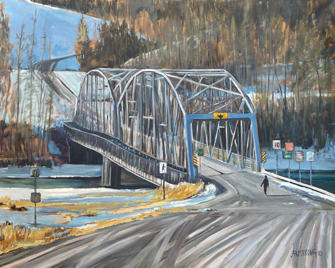River Avenue Bridge, 24 x 30” oil