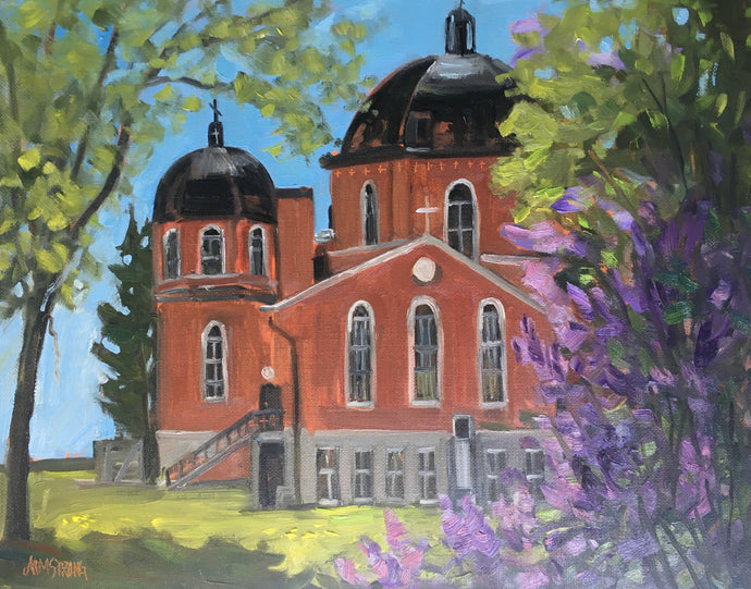 Ukrainian Catholic Church, Calgary, 12 x 16