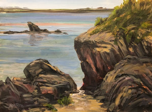 Cape Frochu, 12 x 16" Acrylic plein air