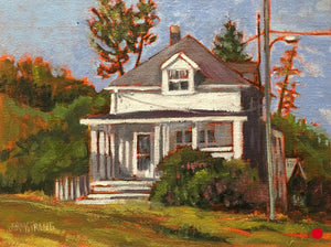 Character Home, 6 x 8" Oil