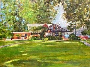 Residence, 30 x 40" oil (Commission)