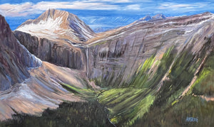 Mountain Splendour, 36 x 60" Oil