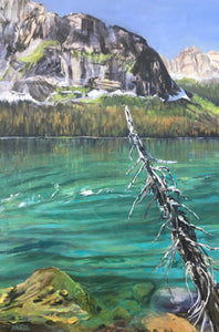 Boom Lake, 36 x 24" SOLD by Lineham House Gallery