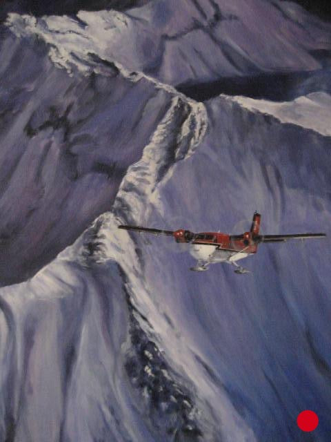 Twin Otter, 30 x 24” oil (Commission)