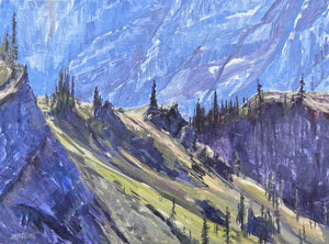 Mountain Study, 12 x 16” oil