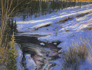 Mclean Creek, Alberta 14 x 18” pastel